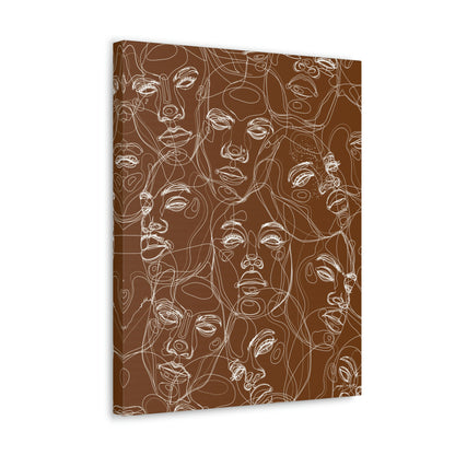 Canvas Print | Blackout (Mocha)