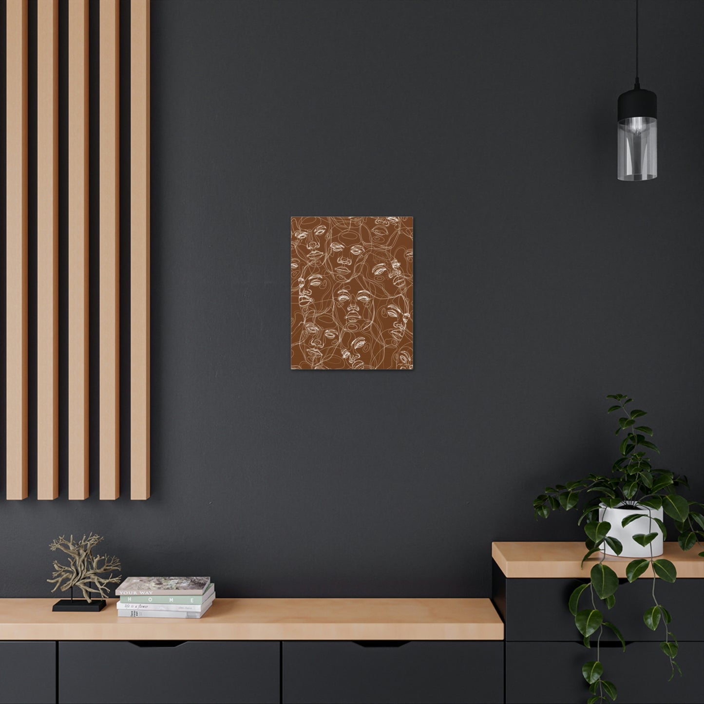 Canvas Print | Blackout (Mocha)