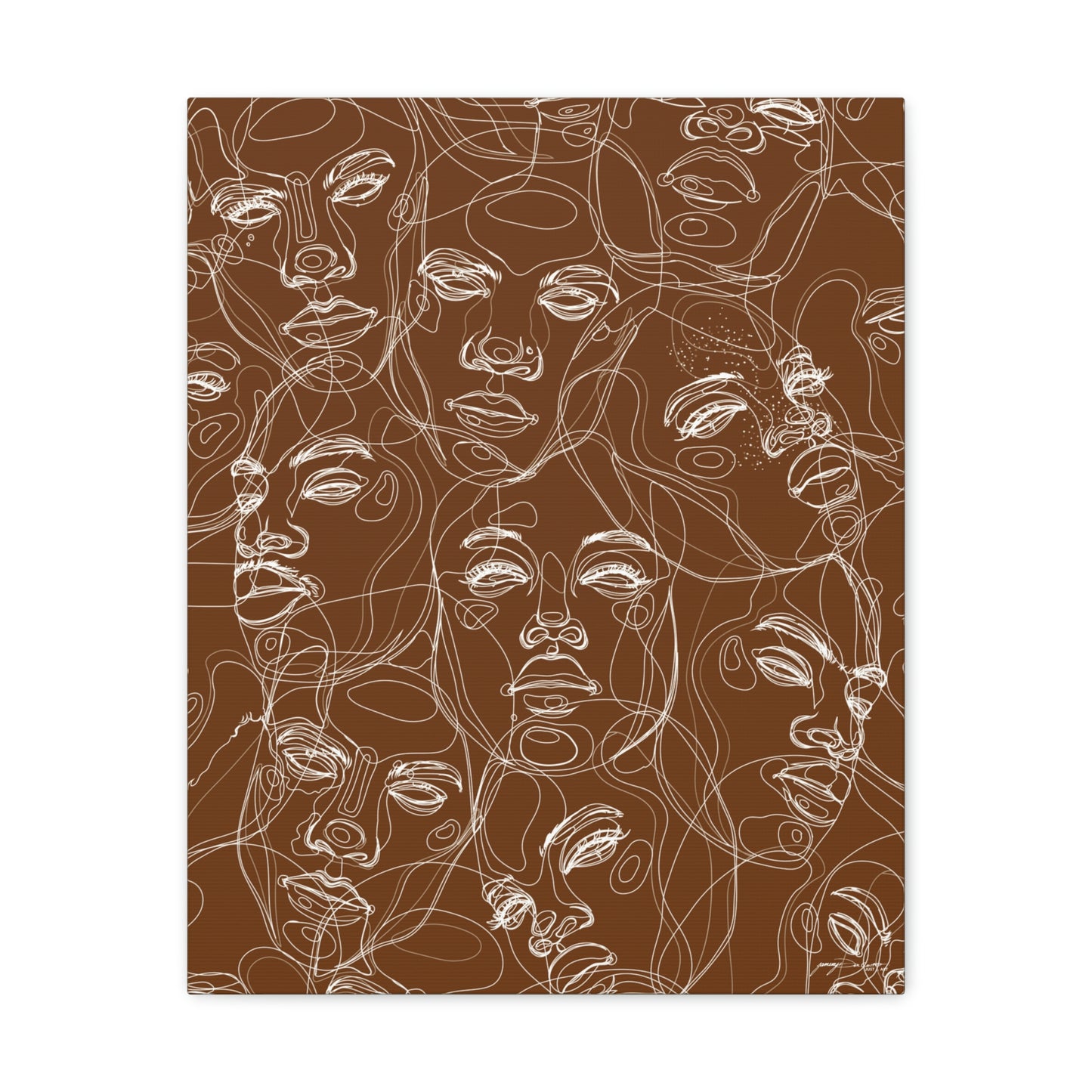 Canvas Print | Blackout (Mocha)